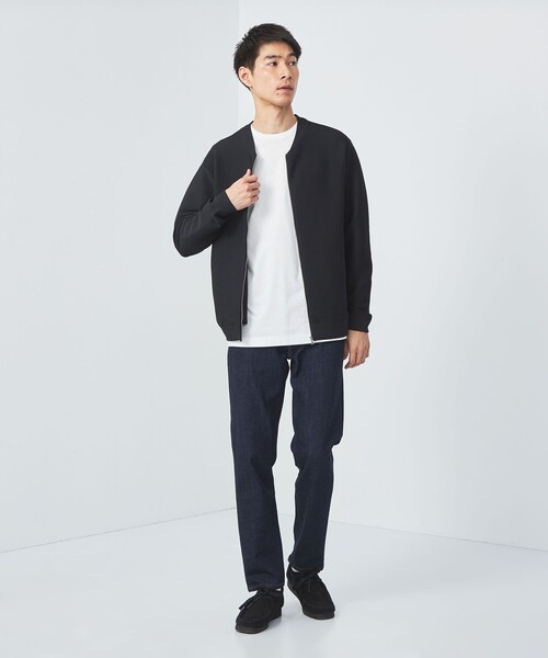 green label relaxing（グリーンレーベルリラクシング）の「スパニッシュピマ ミックス クルーネック Tシャツ（Tシャツ/カットソー・メンズ・ブラック/グレー/ネイビー/ホワイト・XL/L/XXL/M/S）」の8枚目の写真