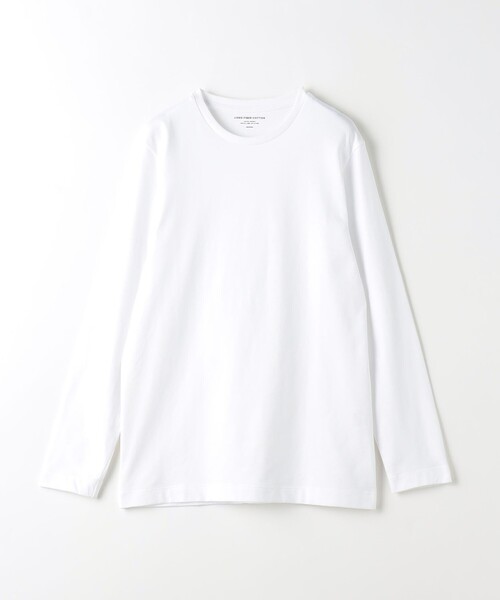 green label relaxing（グリーンレーベルリラクシング）の「スパニッシュピマ ミックス クルーネック Tシャツ（Tシャツ/カットソー・メンズ・ブラック/グレー/ネイビー/ホワイト・XL/L/XXL/M/S）」の20枚目の写真