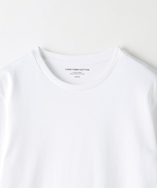 green label relaxing（グリーンレーベルリラクシング）の「スパニッシュピマ ミックス クルーネック Tシャツ（Tシャツ/カットソー・メンズ・ブラック/グレー/ネイビー/ホワイト・XL/L/XXL/M/S）」の22枚目の写真