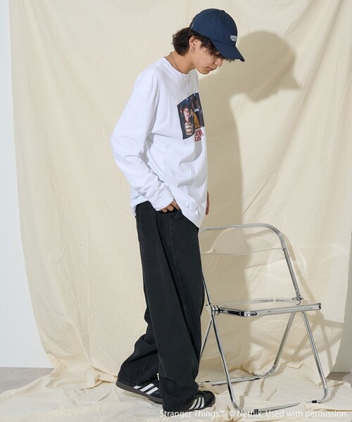 FREAK'S STORE（フリークスストア）の「Stranger Things × FREAK'S STORE/ストレンジャーシングス Stranger Things photo Long sleeve T-shirt 2/ストレンジャーシングスフォトロンT（Tシャツ/カットソー・レディース・オフホワイト・MEDIUM/X-LARGE）」の8枚目の写真