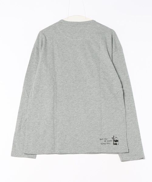 Blue Standard （ブルースタンダード）の「【BLUE STANDARD/ブルースタンダード】スラブ天竺 胸ポケット付きアニマルプリントロンT（Tシャツ/カットソー・メンズ・その他1/その他2/その他3/その他4/その他・LARGE/MEDIUM/X-LARGE）」の15枚目の写真