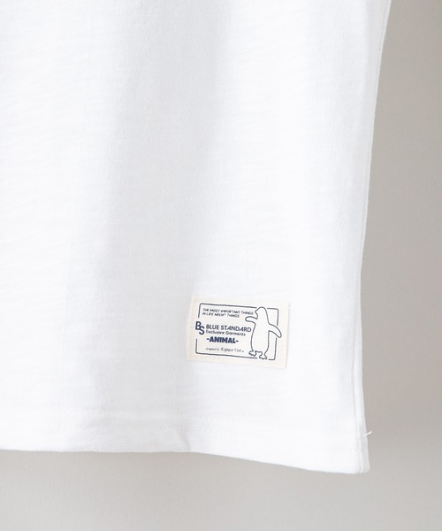 Blue Standard （ブルースタンダード）の「【BLUE STANDARD/ブルースタンダード】スラブ天竺 胸ポケット付きアニマルプリントロンT（Tシャツ/カットソー・メンズ・その他1/その他2/その他3/その他4/その他・LARGE/MEDIUM/X-LARGE）」の12枚目の写真
