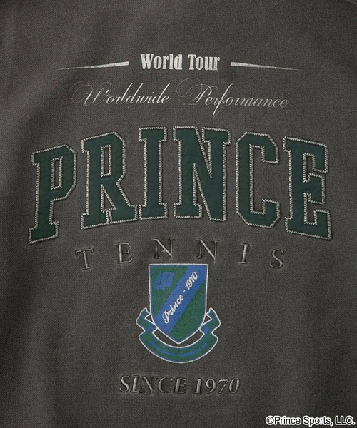 Prince/プリンス 別注 ロゴ刺繍 ピグメント加工オーバーサイズ