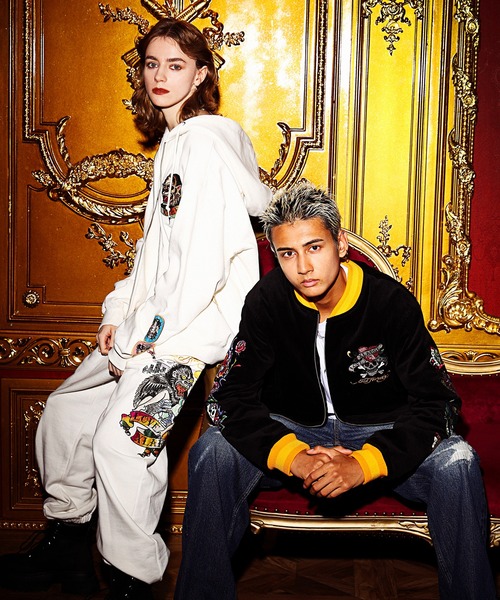 Ed Hardy（エドハーディー）の「XLARGE×ED HARDY CRASH DENIM