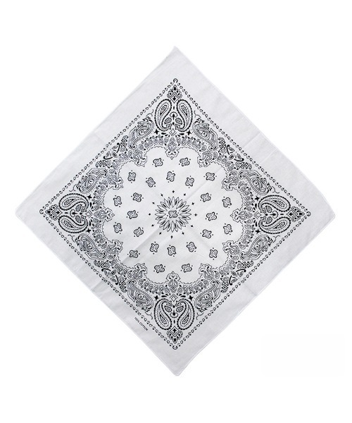 ペイズリーバンダナ/スカーフ55×55cm(NEZ)（バンダナ/スカーフ）｜almo