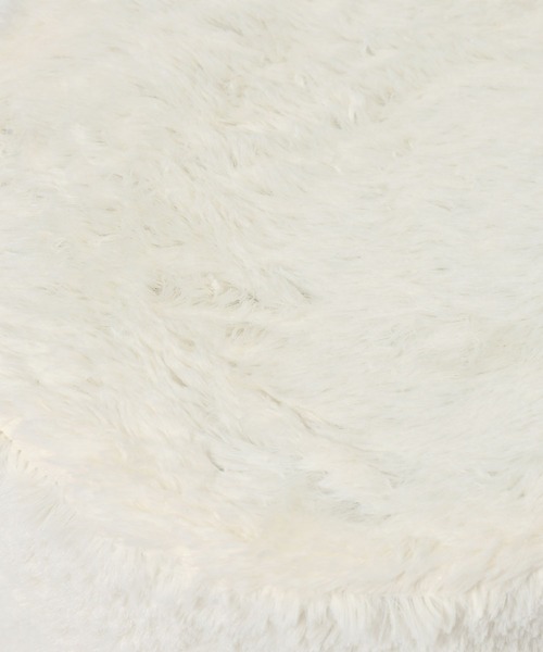 LAKOLE（ラコレ）の「ファブリックスツール[ファー] / 147903（インテリア雑貨・レディース・ブラウン/アイボリー/グレー・FREE）」の13枚目の写真