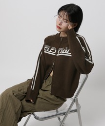 3.3 Field Trip  | 3.3 Field Trip／ロゴラインニットZIP(カーディガン/ボレロ)