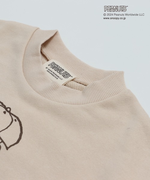 PEANUTS（ピーナッツ）の「75周年限定 PEANUTS / ピーナッツ スヌーピー トレーナー（スウェット・キッズ・モカ/ネイビー/クリーム/サックスブルー・100cm/110cm/120cm/130cm/140cm/150cm/160cm）」の21枚目の写真