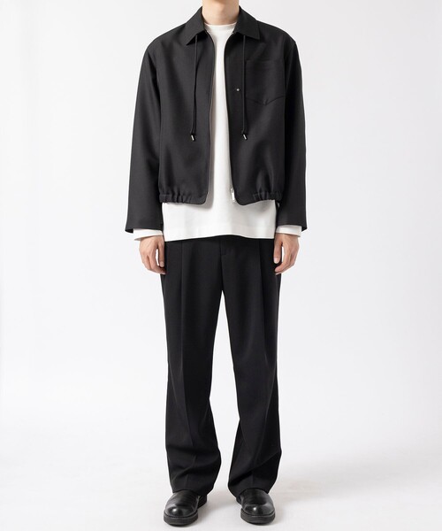 th products（ティーエイチプロダクト）の「【th products/ティーエイチプロダクツ】Soft Drop Jacket（その他アウター・メンズ・ブラック・1/2）」の3枚目の写真