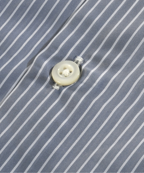 【セール】【neos】ルーズシルエット シャイニー ストライプ バルーン ロングスリーブ シャツ（シャツ/ブラウス）｜neos（ネオス）