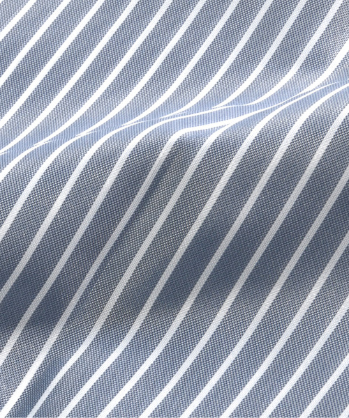 【セール】【neos】ルーズシルエット シャイニー ストライプ バルーン ロングスリーブ シャツ（シャツ/ブラウス）｜neos（ネオス）