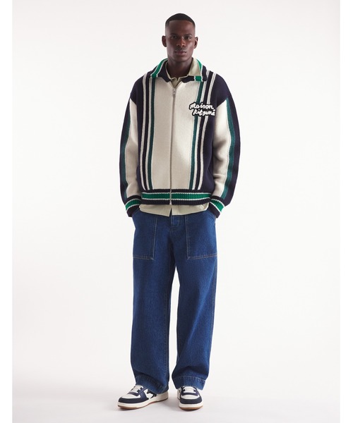 Maison Kitsune（メゾンキツネ）の「KNITTED COLLEGE BLOUSON（その他