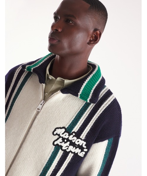 Maison Kitsune（メゾンキツネ）の「KNITTED COLLEGE BLOUSON（その他
