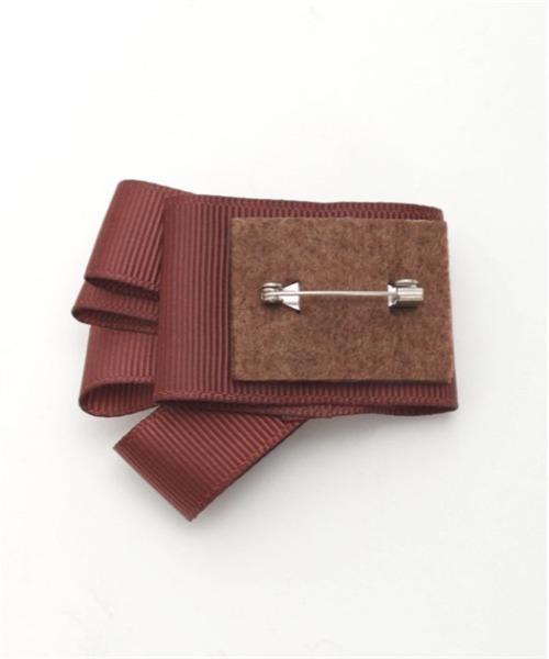 axes femme（アクシーズファム）の「リボンブローチ付ファーベレー（ハンチング/ベレー帽・レディース・ブラック/ピンク/キナリ・FREE）」の16枚目の写真