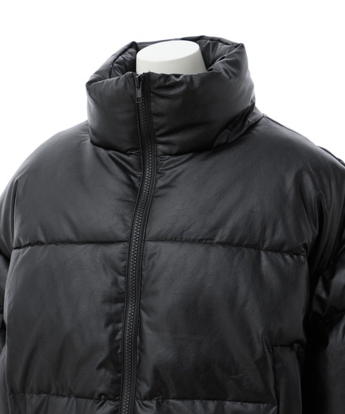 INGNI（イング）の「フェイクレザークロップド丈エコダウン（ダウン