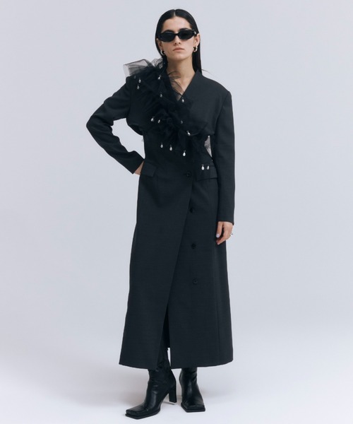 JOSE MOON（ジョゼムーン）の「SHAPE WAIST TAILORED DRESS/シェイプ 