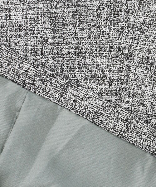 J.PRESS(ジェイプレス)の「【セットアップ対応】Light Tweed ノーカラー ジャケット(ノーカラージャケット・レディース・ベージュ系6/ネイビー系6/ブラック系6/ネイビー系・T13/T17/T15)」の11枚目の写真