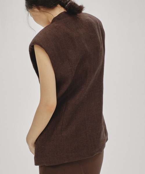 セール】TODAYFUL Linen Over Vest リネンオーバーベスト