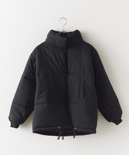 AO2（アオズ）の「puffer jacket / スタンドカラー ダウンジャケット（ダウンジャケット/コート・レディース・ブラック・FREE）」の21枚目の写真