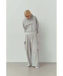 ALEXIA STAM | Side Pocket Sweat Wide Pants /サイドポケットスウェットパンツ(スウェットパンツ)