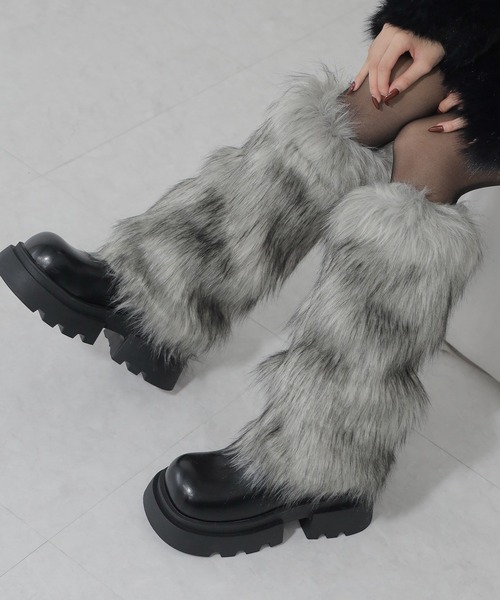 ラムウール カシミヤ レッグウォーマー – from F［フロムエフ］