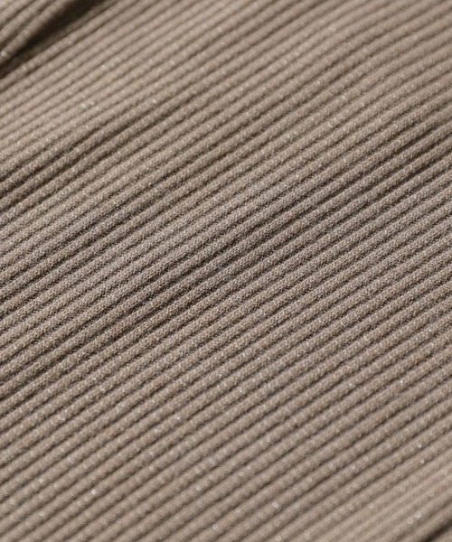 n'OrLABEL（ノアールレーベル）の「『ラメ入りリブフレアパンツ』（その他パンツ・レディース・ブラック/ブラウン/杢グレー・2/1）」の22枚目の写真