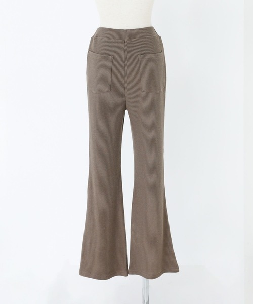 ラメ入りリブフレアパンツ』（その他パンツ）｜n'OrLABEL