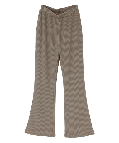n'OrLABEL（ノアールレーベル）の「『ラメ入りリブフレアパンツ』（その他パンツ・レディース・ブラック/ブラウン/杢グレー・2/1）」の19枚目の写真