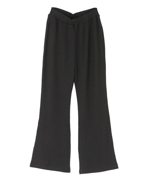 n'OrLABEL（ノアールレーベル）の「『ラメ入りリブフレアパンツ』（その他パンツ・レディース・ブラック/ブラウン/杢グレー・2/1）」の14枚目の写真
