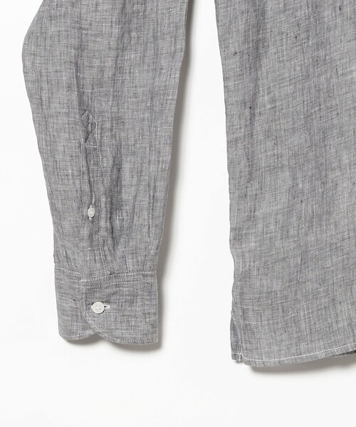 ORIAN（オリアン）の「【別注】ORIAN / リネンコットン ワンピースカラー シャツ（シャツ/ブラウス・メンズ・グレー/ブラック/ホワイト・XS/L/S/M）」の20枚目の写真