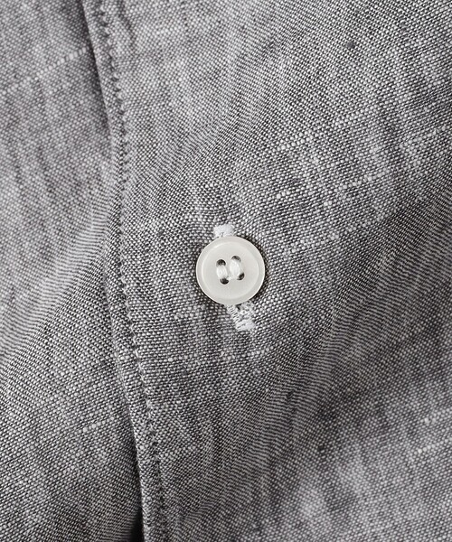 ORIAN（オリアン）の「【別注】ORIAN / リネンコットン ワンピースカラー シャツ（シャツ/ブラウス・メンズ・グレー/ブラック/ホワイト・XS/L/S/M）」の22枚目の写真
