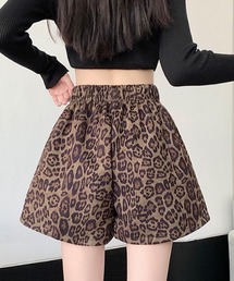 Vipoa（ヴィポア）の「ヒョウ柄ショートパンツ（その他パンツ）」 - WEAR