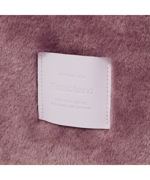 【正規品】モスキーノ　ファー　ハンドバッグ　パープル Francfranc｜ファー ハンドバッグ パープル | Rakuten Fashion