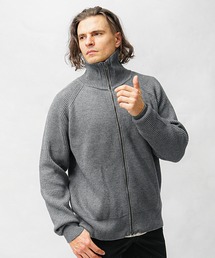 クルチアーニ　ドライバーズニット　フルジップニット　ダークグレー　サイズL Cruciani（クルチアーニ）公式通販｜メンズ｜STRASBURGO