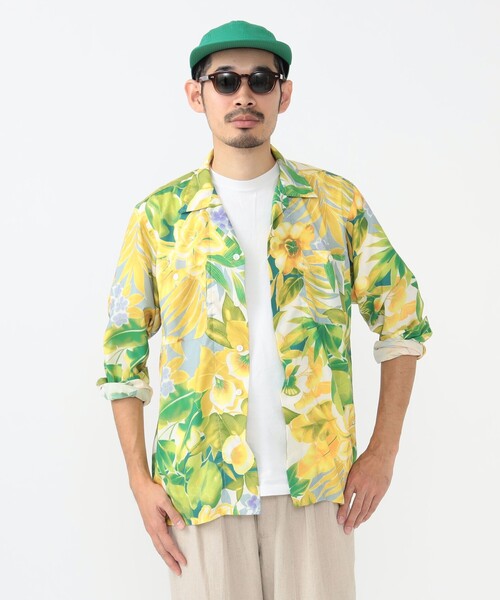 ビームスプラス　ツイルミリタリートロピカルジャケット　 Lサイズ 夏に着たいトロピカルジャケット。｜ビームス 梅田｜BEAMS
