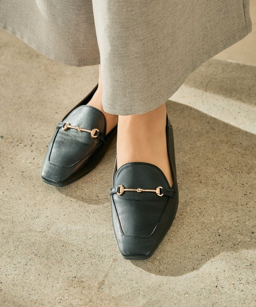 LEPSIM(レプシィム)の「【入卒式/セレモニー】2WAYフラットローファー 213366(ローファー・レディース・シルバー/ブラック・MEDIUM/LARGE)」の16枚目の写真