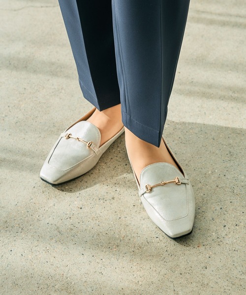 LEPSIM(レプシィム)の「【入卒式/セレモニー】2WAYフラットローファー 213366(ローファー・レディース・シルバー/ブラック・MEDIUM/LARGE)」の21枚目の写真