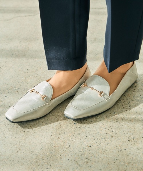 LEPSIM(レプシィム)の「【入卒式/セレモニー】2WAYフラットローファー 213366(ローファー・レディース・シルバー/ブラック・MEDIUM/LARGE)」の22枚目の写真