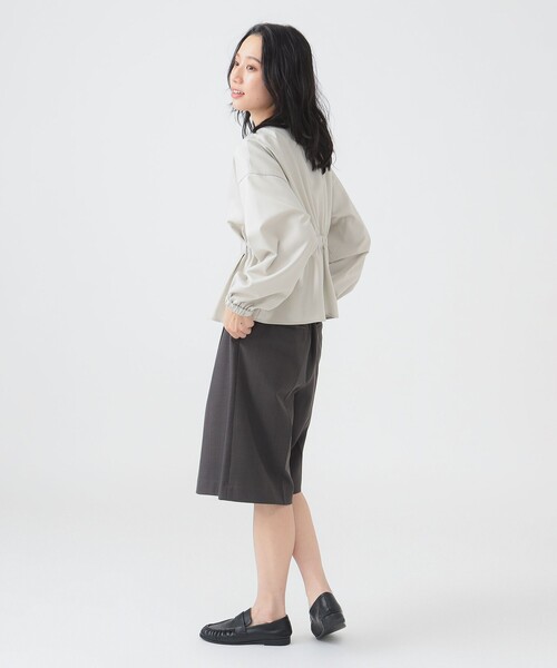 B:MING by BEAMS（ビーミングバイビームス）の「ウエスト ギャザー ブルゾン（S～M）（ブルゾン・レディース・ブラウン系その他/ブラック/ライトグレー・SMALL/MEDIUM）」の15枚目の写真