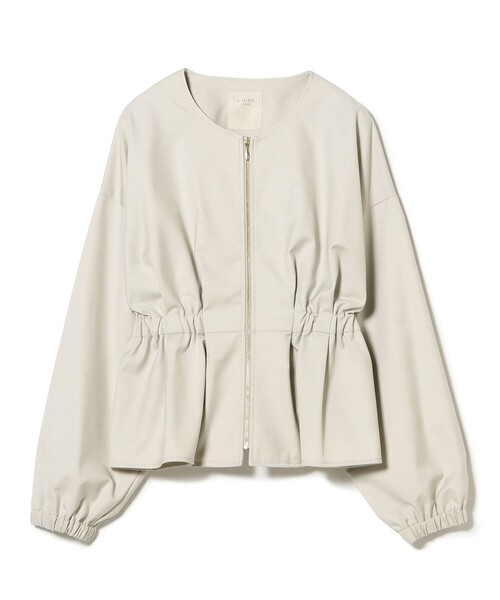 B:MING by BEAMS（ビーミングバイビームス）の「ウエスト ギャザー ブルゾン（S～M）（ブルゾン・レディース・ブラウン系その他/ブラック/ライトグレー・SMALL/MEDIUM）」の16枚目の写真