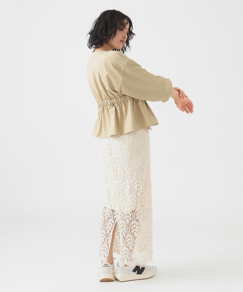 B:MING by BEAMS（ビーミングバイビームス）の「ウエスト ギャザー ブルゾン（S～M）（ブルゾン・レディース・ブラウン系その他/ブラック/ライトグレー・SMALL/MEDIUM）」の20枚目の写真