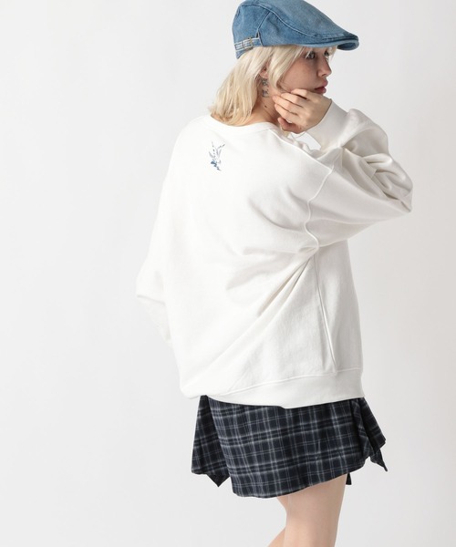 FOREVER 21（フォーエバー トゥエンティーワン）の「【2025SS】【DISCUS（ディスカス）】カレッジビッグ裏毛（スウェット・レディース・グレー/グリーン/ホワイト/チャコールグレー・FREE）」の19枚目の写真