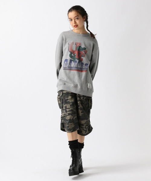 FOREVER 21（フォーエバー トゥエンティーワン）の「【2025SS】【DISCUS（ディスカス）】カレッジビッグ裏毛（スウェット・レディース・グレー/グリーン/ホワイト/チャコールグレー・FREE）」の20枚目の写真