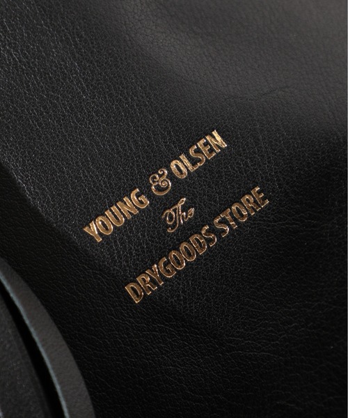 YOUNG&OLSEN The DRYGOODS STORE（ヤングアンドオルセン）の「【YOUNG&OLSEN】別注　SMOOTH LEATHER DS BAG（ショルダーバッグ・レディース・ベージュ/ブラック・FREE）」の12枚目の写真