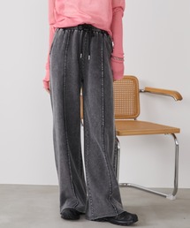 Auntie Rosa Holiday | ピンタックケミカルスウェットイージーワイドパンツ(スウェットパンツ)