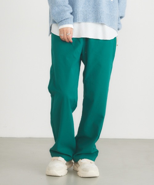 RODEO CROWNS WIDE BOWL(ロデオクラウンズワイドボウル)の「All-purpose パンツ(その他パンツ・レディース・ブラック/ブラック系その他/グリーン/ダークベージュ・FREE)」の1枚目の写真