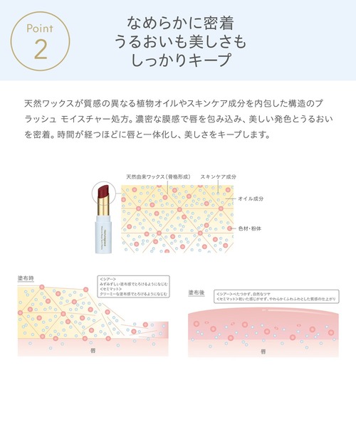 Naturaglace(ナチュラグラッセ)の「ナチュラグラッセ モイスチャー ルージュ シアー(口紅/リップティント/グロス・レディース・04S_ナチュラルブラウン/03S_ピュアコーラル/02S_アトラクトピンク/01S_クラシカルレッド・FREE)」の17枚目の写真