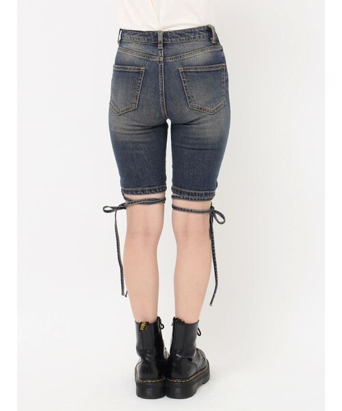 jouetie（ジュエティ）の「ストレッチデニムバイカーパンツ（デニムパンツ・レディース・ブラック/ブルー・SMALL/MEDIUM）」の12枚目の写真