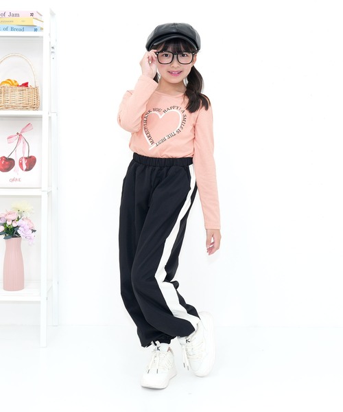 Bee des Bee（ビーデスビー）の「ライン パラシュートパンツ（その他パンツ・キッズ・ピンク/ブラック/ブラック系その他/チャコールグレー・150cm/140cm/130cm/120cm/110cm/100cm/160cm）」の18枚目の写真