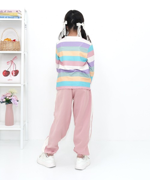 Bee des Bee（ビーデスビー）の「ライン パラシュートパンツ（その他パンツ・キッズ・ピンク/ブラック/ブラック系その他/チャコールグレー・150cm/140cm/130cm/120cm/110cm/100cm/160cm）」の22枚目の写真